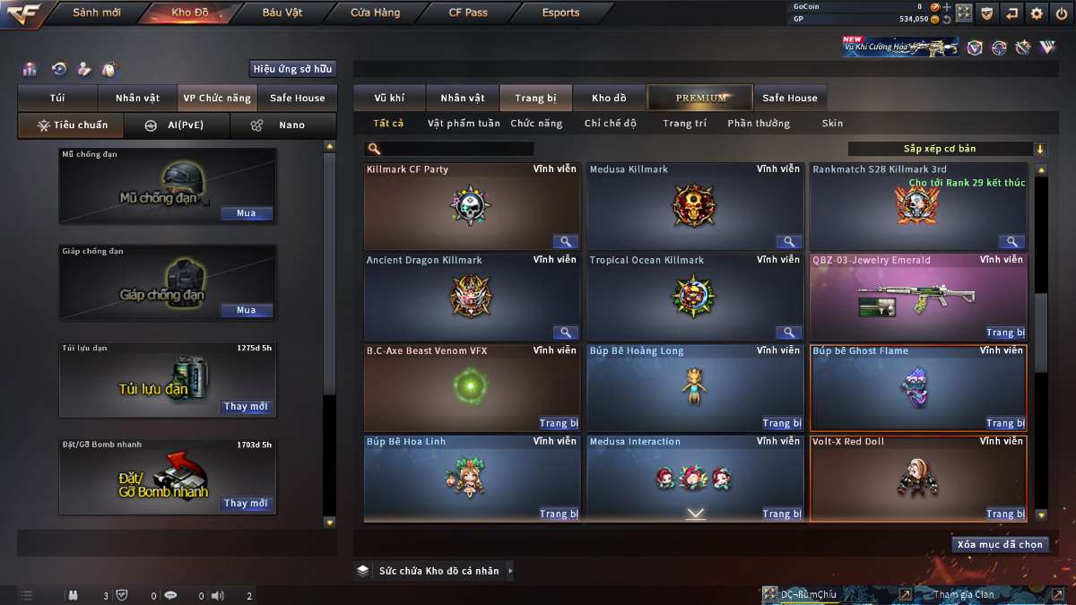 shop acc cf uy tin gia re